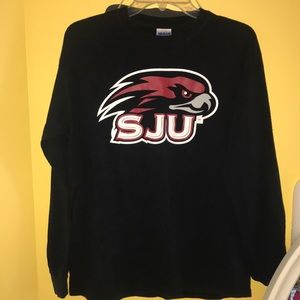 St. Joe’s University Long Sleeve Black Tee (M)